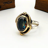 Multicolor Mystic Topaz Stone Ring