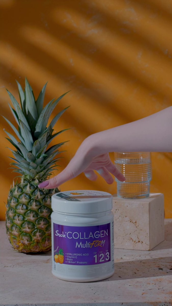 MultiForm Pineapple Collagen Powder - Type I, II, III, 360g - TryAladdin