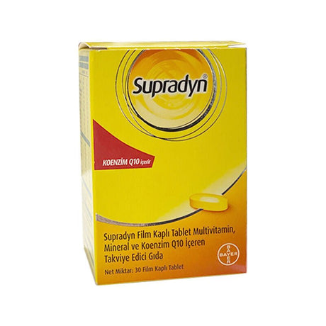 Multivitamin Mineral & CoQ10 - Daily Vitality Support Film - Coated Tablets - TryAladdin