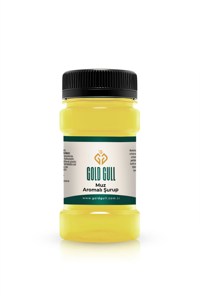 Gold Gull Professional Banana Flavor Coffee & Dessert Syrup - 80ml