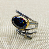 Mystic Topaz Statement Ring for Women