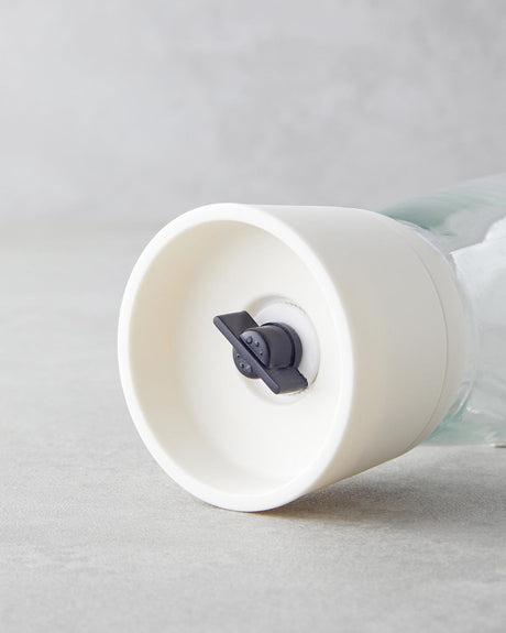Professional-Glass-Spice-Mill-White-13cm-Adjustable-Ceramic
