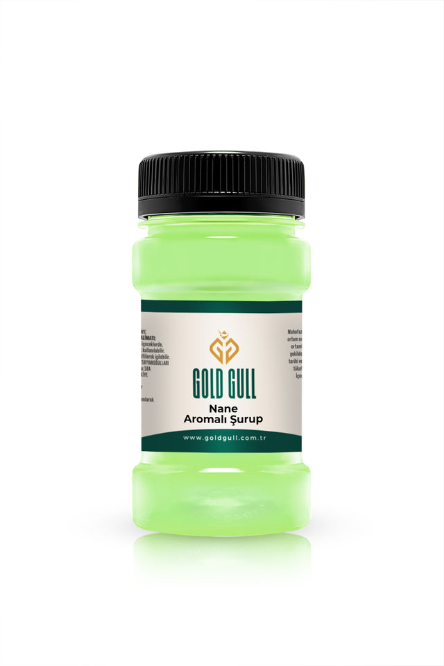Gold Gull Professional Mint Flavored Syrup - Coffee, Cocktails & Desserts - 80ml