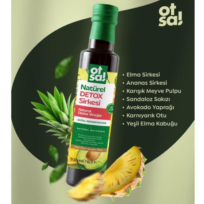Natural Apple & Pineapple Vinegar - Holistic Detoxification Support - TryAladdin