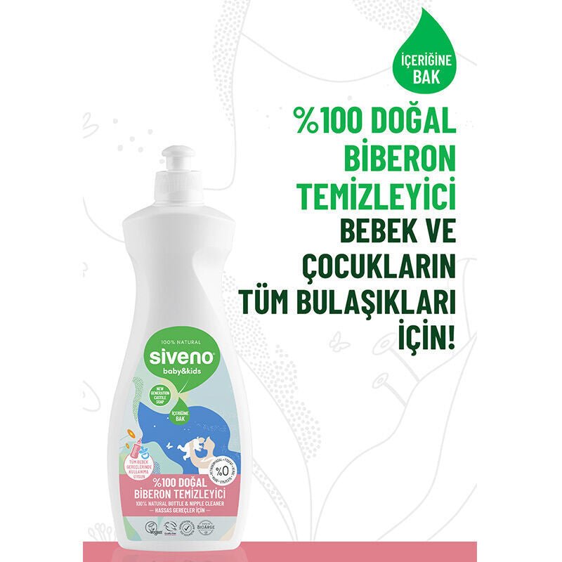 Natural Baby Pacifier & Bottle Cleaner - Stain Removal & Hand Moisturizing - TryAladdin