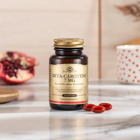 Natural Beta Carotene - Derived from Dunaliella Salina Algae Softgels - TryAladdin