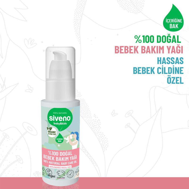 Natural Cold - Pressed Baby Oil - Intense Moisturizing & Newborn Safe Liquid - TryAladdin