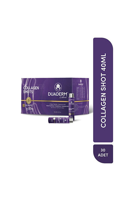 Natural Collagen Shots - 40ml x 30 Vials for Radiant Skin - TryAladdin