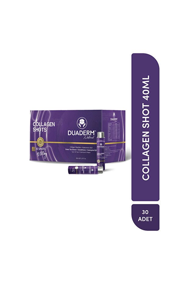 Natural Collagen Shots - 40ml x 30 Vials for Radiant Skin - TryAladdin