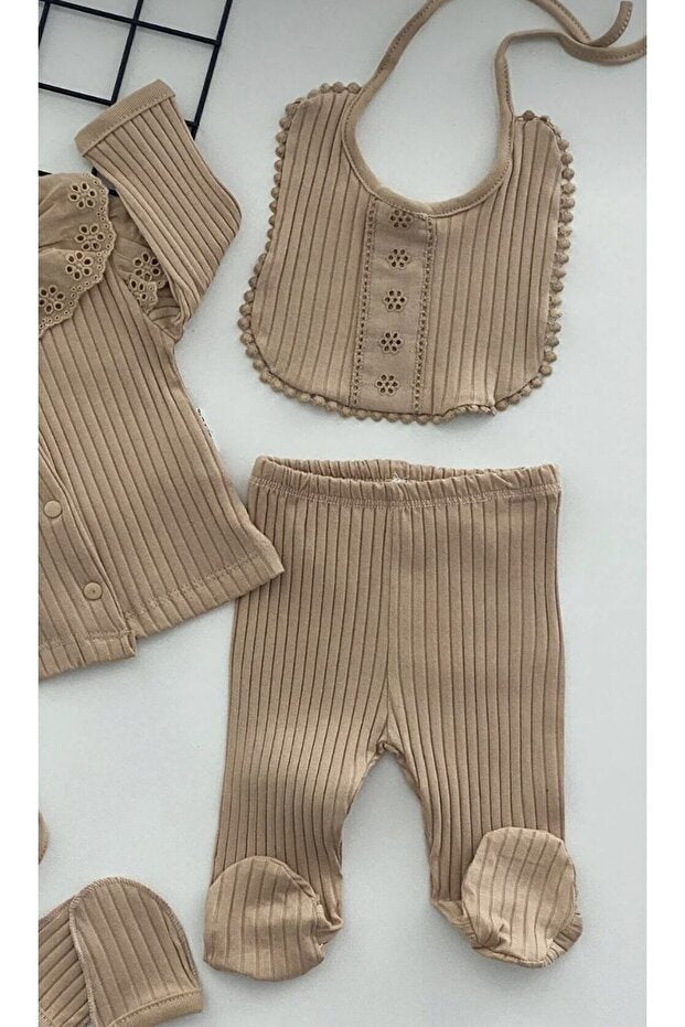 Natural Cotton Newborn Take - Home Set - 5 - Piece Set - TryAladdin