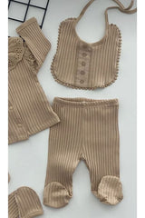 Natural Cotton Newborn Take - Home Set - 5 - Piece Set - TryAladdin
