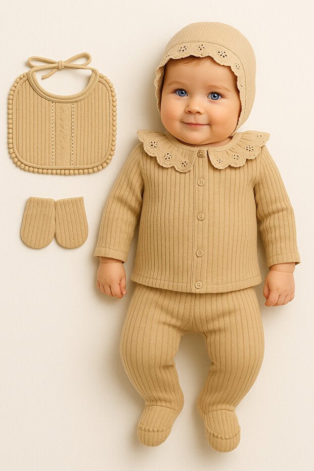 Natural Cotton Newborn Take - Home Set - 5 - Piece Set - TryAladdin