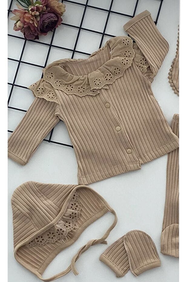 Natural Cotton Newborn Take - Home Set - 5 - Piece Set - TryAladdin