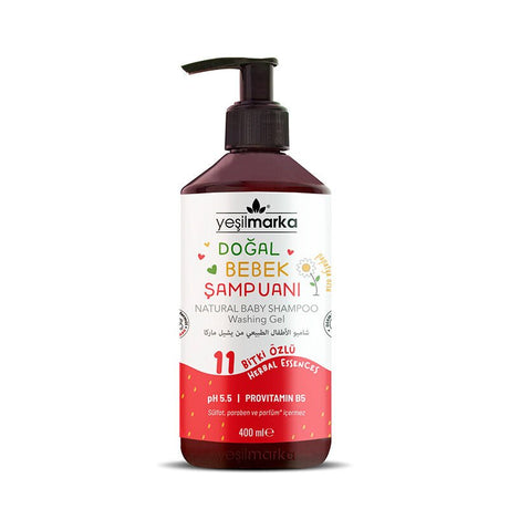 Natural Herbal Baby Shampoo - Gentle Cleansing & Tear - Free Liquid - TryAladdin