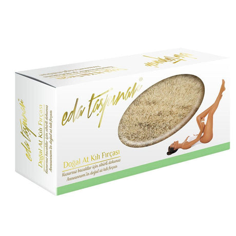 Natural Horse Hair Dry Body Brush - Exfoliating Skin Care Tool - TryAladdin