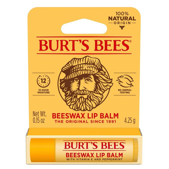 Natural Lip Balm - Hydrating & Nourishing Beeswax with Mint - TryAladdin
