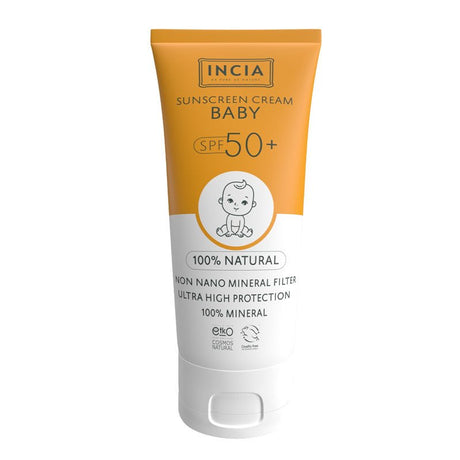 Natural Mineral Baby Sunscreen SPF 50+ for Face & Body Protection - TryAladdin