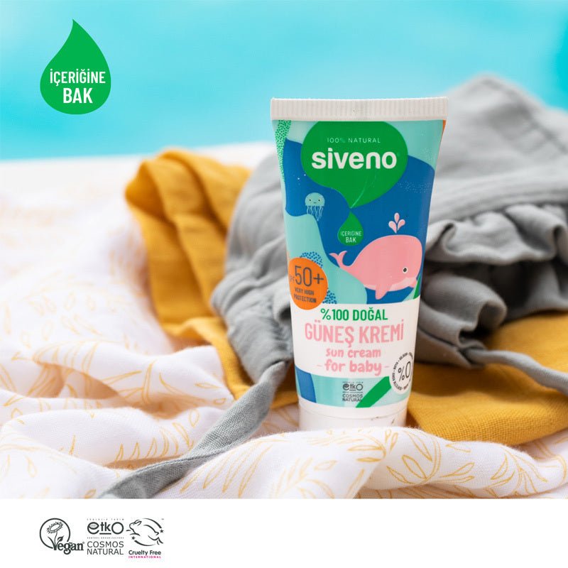 Natural Mineral Sun Cream SPF 50+ for Sensitive Skin & Babies - TryAladdin