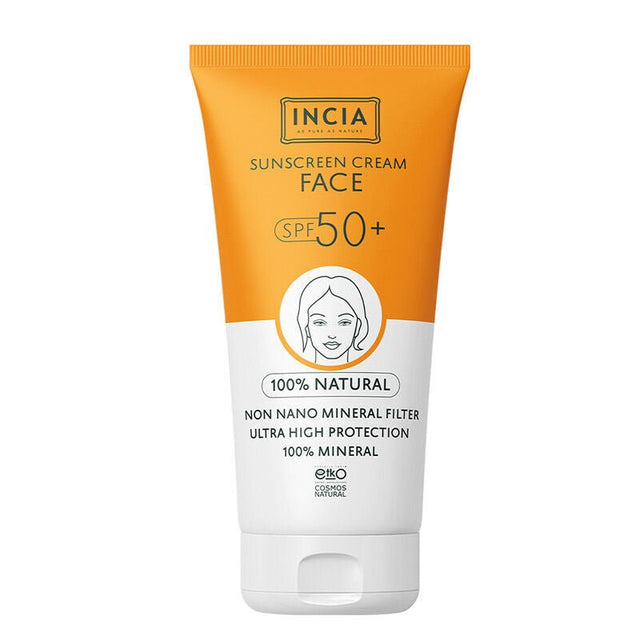 Natural Mineral Sunscreen Cream - SPF 50 High Protection, Hydrating & Anti - Aging - TryAladdin