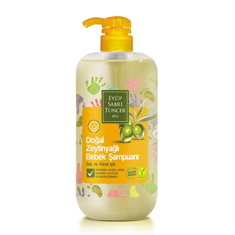 Natural Olive Oil Baby Shampoo - Tear - Free Gentle Cleansing & Nourishing - TryAladdin