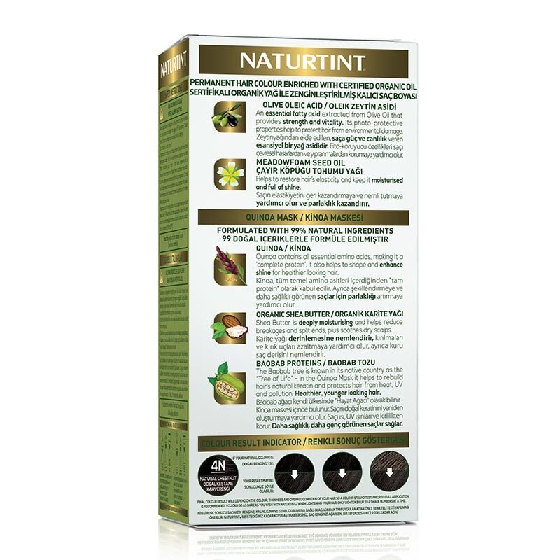 Natural Permanent Hair Color - 4N Natural Chestnut - TryAladdin