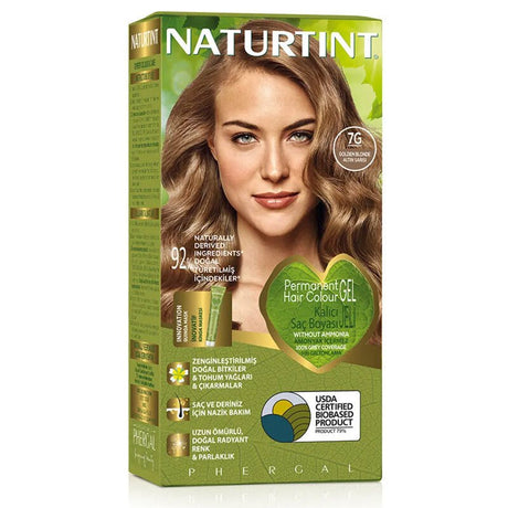Natural Permanent Hair Color - 7G Golden Blonde - TryAladdin