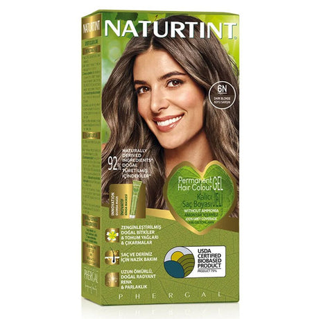 Natural Permanent Hair Color - Dark Blonde 6N - TryAladdin