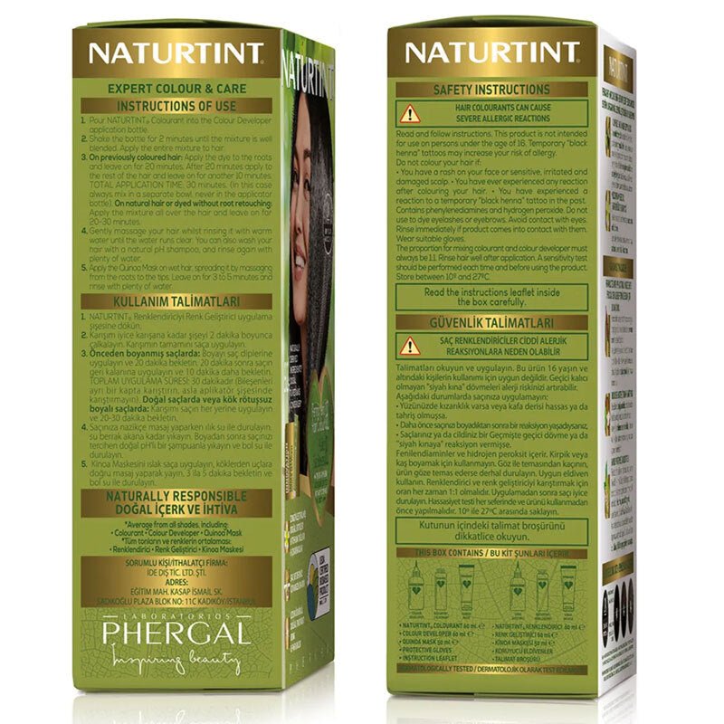 Natural Permanent Hair Color Dye - 5M Light Chestnut Mahogany - TryAladdin