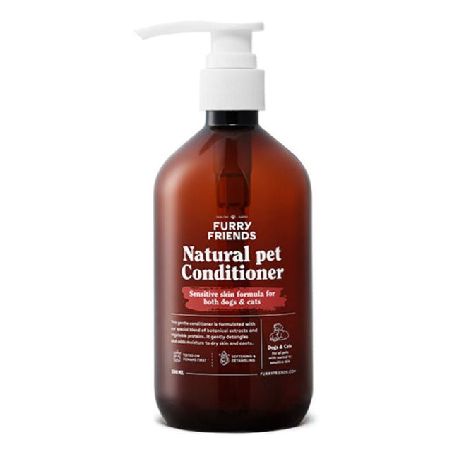 Natural Pet Conditioner for Dogs & Cats - Detangling & Softening Formula, 500ml - TryAladdin