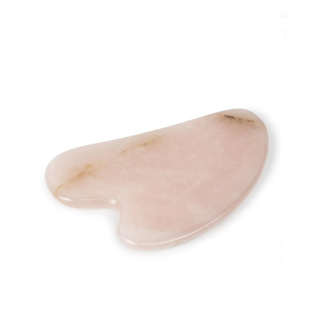 Natural Pink Quartz Gua Sha Facial Massage Tool - TryAladdin