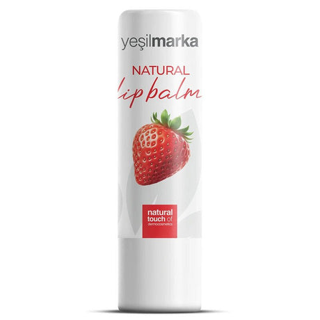 Natural Strawberry Lip Balm - Hydrating & Softening with Shea & Olive Oil - TryAladdin