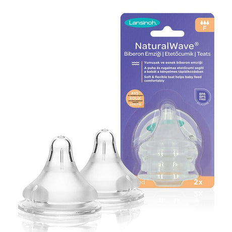 NaturalWave Baby Bottle Nipple - Fast Flow, Supports Natural Sucking - TryAladdin