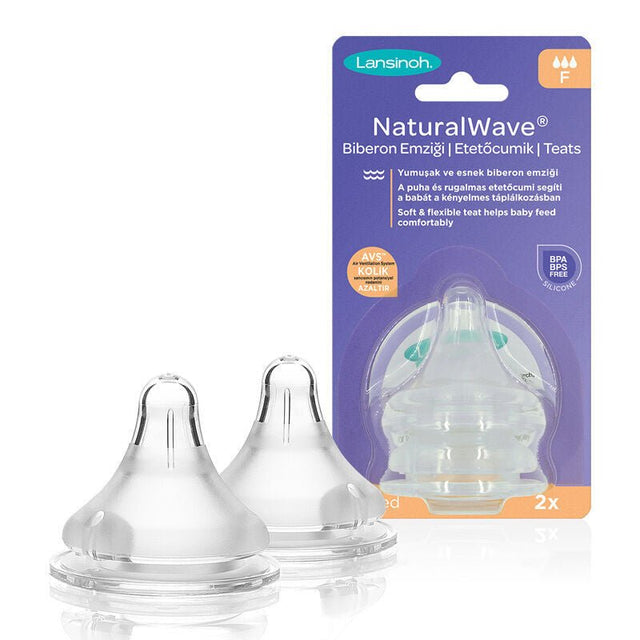 NaturalWave Baby Bottle Nipple - Fast Flow, Supports Natural Sucking - TryAladdin