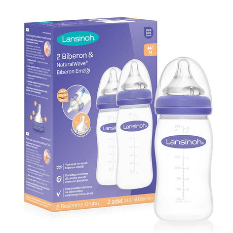 NaturalWave Baby Bottle & Nipple - Supports Natural Feeding Transition - TryAladdin