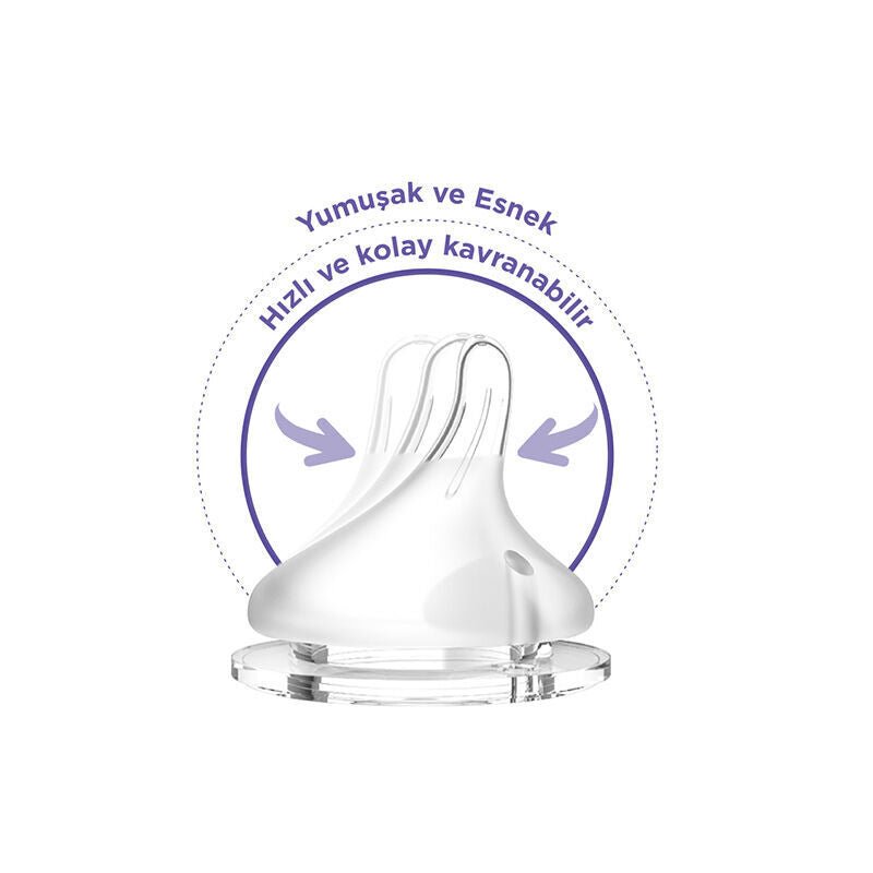 NaturalWave Baby Bottle - Seamless Breastfeeding Transition Nipple System - TryAladdin