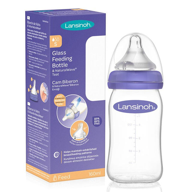 NaturalWave Breastfeeding Transition Baby Bottle - Anti - Colic Slow Flow - TryAladdin