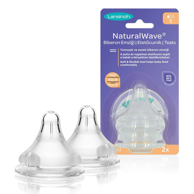 NaturalWave Slow Flow Baby Bottle Nipple - Supports Natural Breastfeeding - TryAladdin