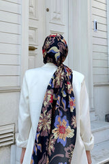 Nature Frezya Soft Cotton Shawl - Cream Black - TryAladdin