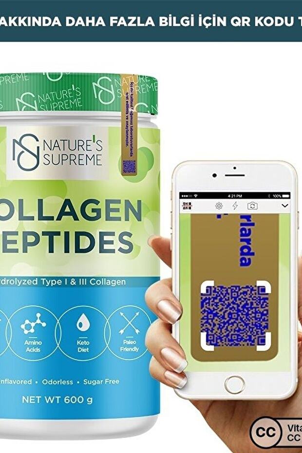 Nature's Supreme Collagen Peptides Powder - Unflavored 600g - TryAladdin