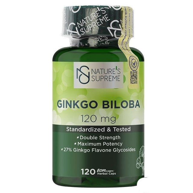 Nature's Supreme Ginkgo Biloba 120 mg 120 Tablets