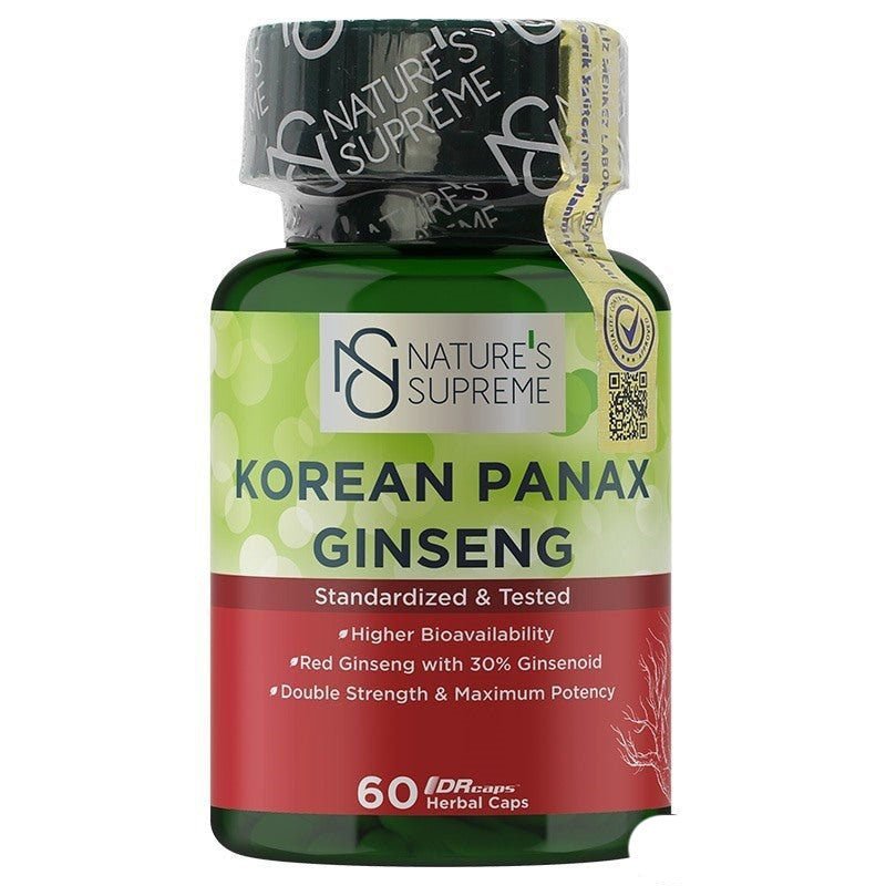 Nature's Supreme Korean Panax Ginseng 60 Tablets