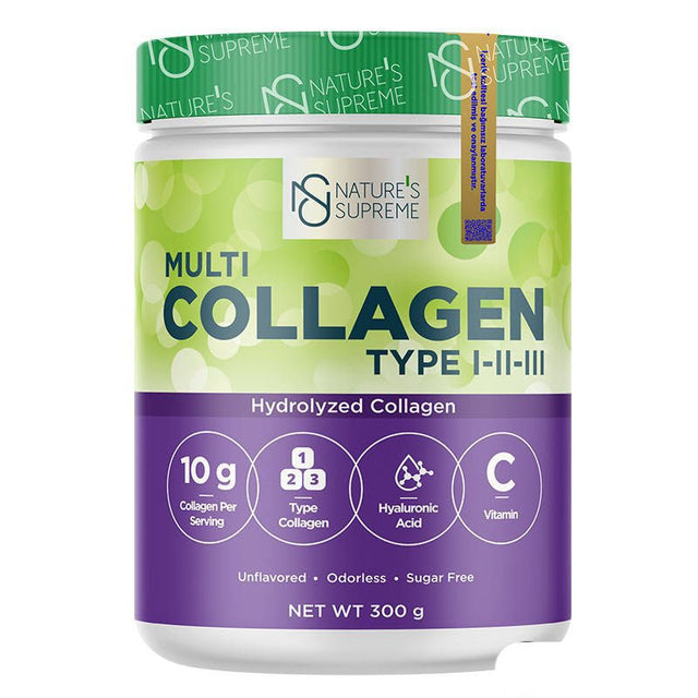 Nature's Supreme Multi Collagen Powder 300 g Unflavored