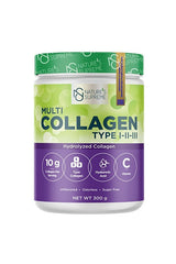 Nature's Supreme Multi Collagen Powder - Type I - II - III, 300g Unflavored - TryAladdin
