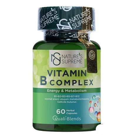 Nature's Supreme Vitamin B Complex 60 Tablets