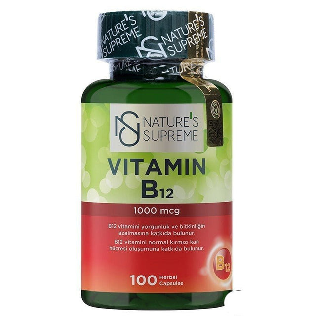 Nature's Supreme Vitamin B12 1000 Mcg 100 Tablets