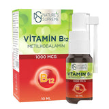 Nature's Supreme Vitamin B12 1000 Mcg Methylcobalamin 10 ml Spray