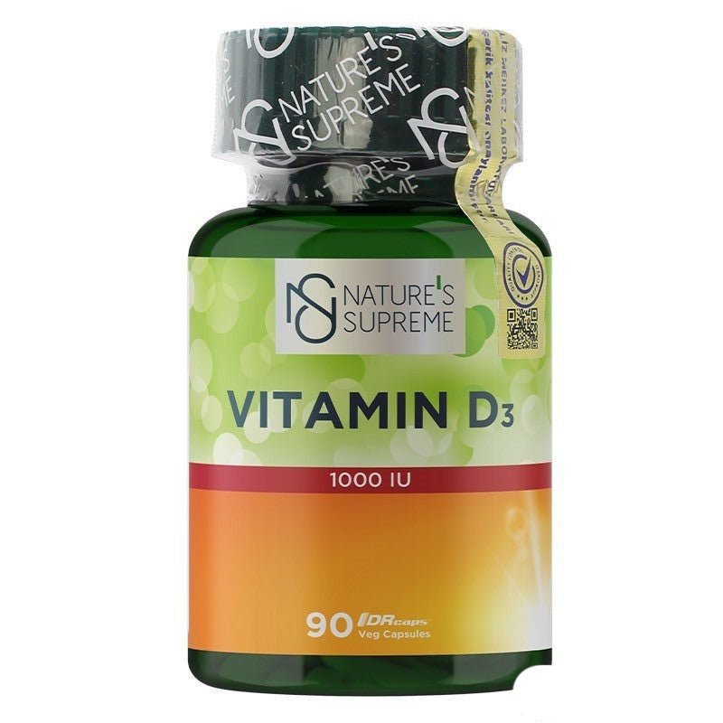 Nature's Supreme Vitamin D3 1000 IU 90 Tablets