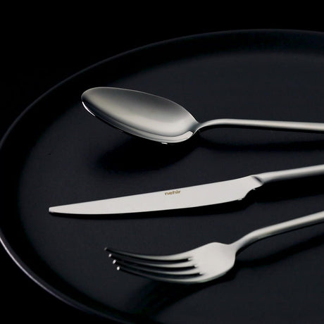 Nehir Premium Dalyan Classic 18 - Piece Stainless Steel Flatware Set - TryAladdin