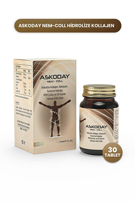 Nem - Coll Collagen & Vitamin Complex - 30 Tablets for Joint & Skin - TryAladdin