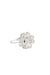 Nereze | Baguette Stone Rotating Clover Adjustable Size Ring with 4 Hearts